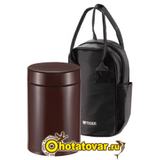 Термоконтейнер для первых или вторых блюд Tiger MCJ-A075 Cocoa, 0,75 л в сумке