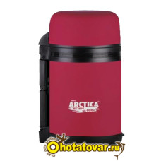 Термос для еды Арктика с широким горлом  203-800, красный, 0.8 л