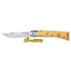 Нож охотничий Opinel Inox Nature 7VRI (гравировка звезды)