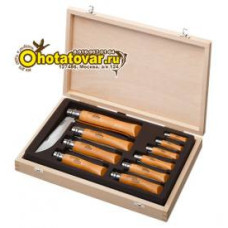 Набор ножей Opinel Carbon (ручка из бука)