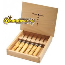 Набор ножей Opinel Inox Nature (ручки из бука с гравировкой)
