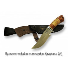 Нож кованая сталь 95х18 Промысловый береста