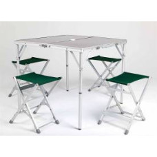 Комплект: стол с четырьмя табуретками / HQ-046F