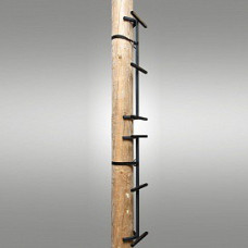 мобильная лестница с прямыми ступенями