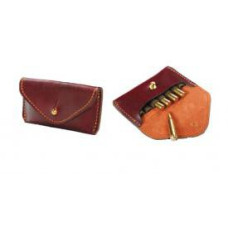 Подсумок из натуральной кожи на 7 нарезных патронов средний Vektor