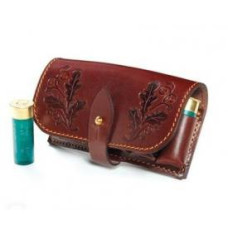 Подсумок на 6 патронов из натуральной кожи Vektor