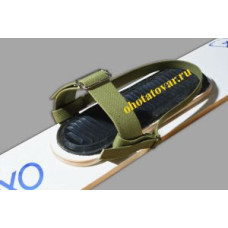 Комплект креплений для охотничьих лыж (брезентовые ремни и амортизаторы)