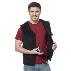 Жилет флисовый с подогревом RedLaika RL-03-A2 (чёрный) с двумя греющими элементами