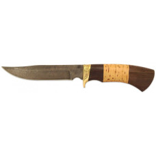 Нож нескладной дамасская сталь ЗВЕРОБОЙ (3720)д