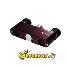 Бинокль NIKON Elegant Compact 4x10 DCF красный