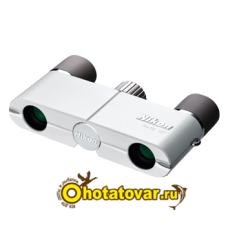 Бинокль NIKON Elegant Compact 4x10 DCF серебристый