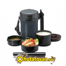 Термос для еды с контейнерами Tiger LWU-A201 Charcoal Gray