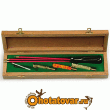 Набор для чистки в деревянном футляре, к.5,6