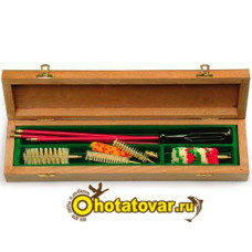 Набор для чистки в деревянном футляре, к.7,62/12