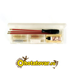 Набор для чистки оружия в пластиковом прозрачном футляре к.12