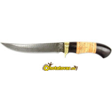 Охотничий нож "Восточный" дамасская сталь