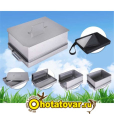 Коптильня разборная 2-х ярусная TEHNOLIT с поддоном