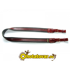 Оружейный ремень Vektor с кожаными накладками