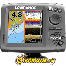 Эхолот LOWRANCE Hook-5 Mid/High/DownScan