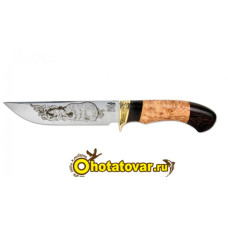 Нож нескладной кованая сталь ЛЕСНИК