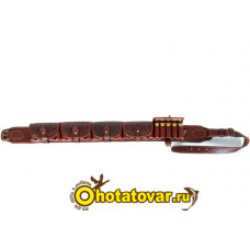 Патронташ в исполнении люкс, закрытый с тисненым рисунком Vektor