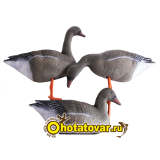Чучело гусь гуменник складное на опоре BirdLand