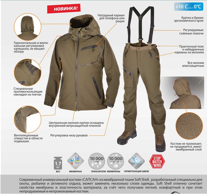 Официальный дилер ХСН Купить костюм soft shell +7(495)776-30-06