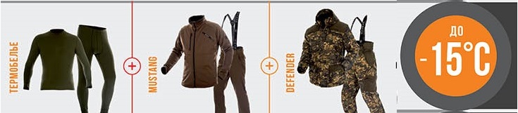 Купить костюм SHAMAN DEFENDER Использование слоев SHAMAN для поддержания комфортной температуры