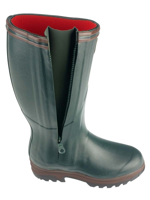 Купить резиновые сапоги с молнией из натурального каучука