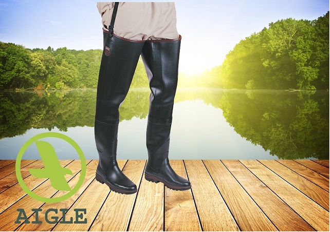 Болотные сапоги из каучука Aigle Parcours Stream 2 купить у нас скидки и доступная цена 